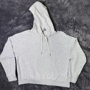 Vuori Halo Essential Hoodie Womens Large Gray Lightweight Athletic Pullover